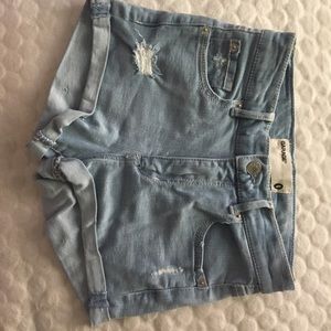 Garage denim shorts